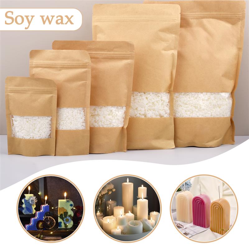 Candle Making Material - 50-1000g naturalny czysty wosk sojowy płatek