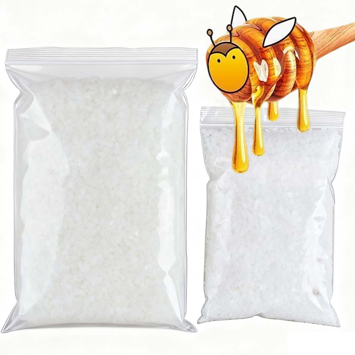 Candle Making Material - 200g-1000g Biały Wosk Pszczeli Czysty Naturalny
