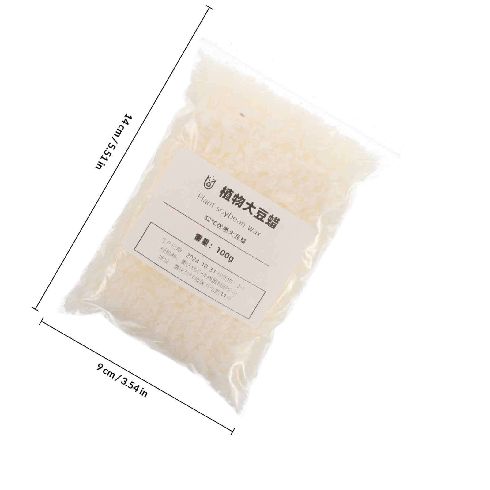 Płatki wosku sojowego naturaln – Candle Making Material recenzja i cena
