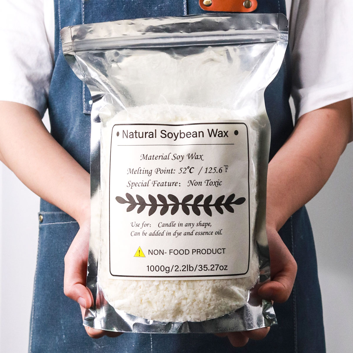 1KG Naturalny wosk sojowy Gran – Candle Making Material recenzja i cena